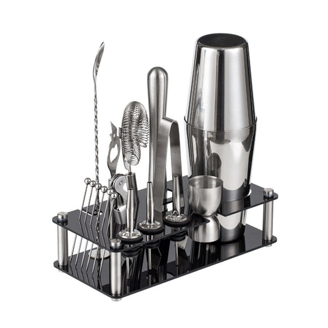 Kit Cocktail Professionnel avec Présentoir Noir