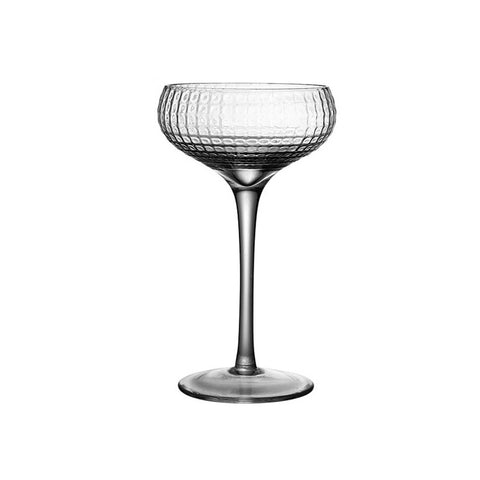 Verre Coupe Texturé Vintage