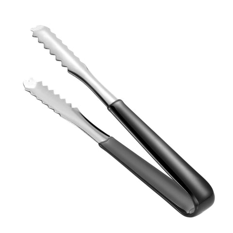 Pince à Glaçons Dentelée Manche Noir 20cm