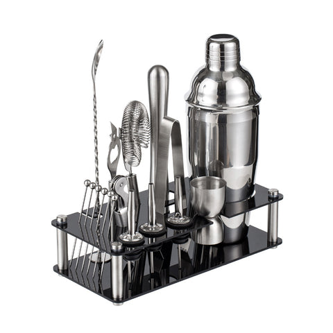 Kit Cocktail Professionnel avec Présentoir Noir