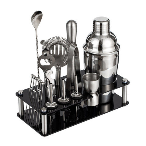 Kit Cocktail Professionnel avec Présentoir Noir
