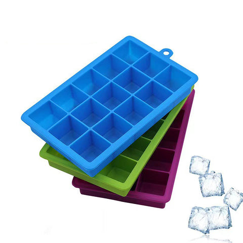 Bacs à Glaçons en Silicone Colorés