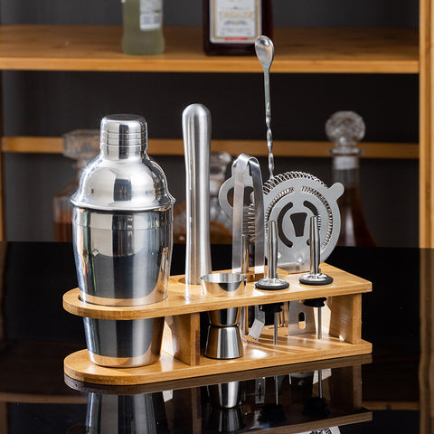 Kit Cocktail Bar Inox avec Support
