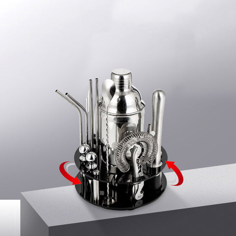Kit Cocktail Boston avec Support Rotatif