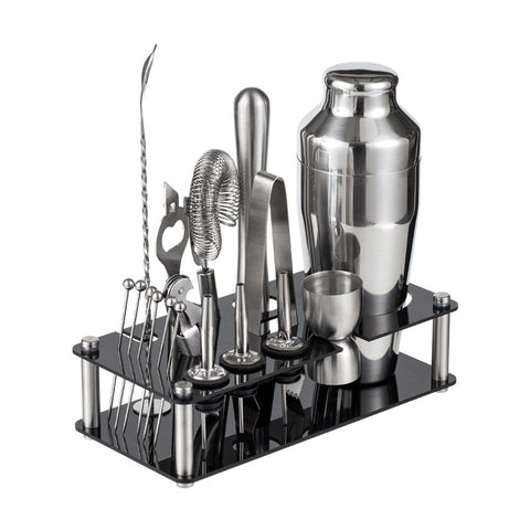 Kit Cocktail Professionnel avec Présentoir Noir
