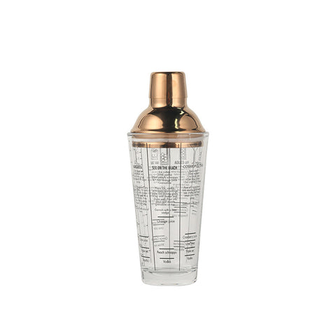 Shaker Finition Cuivre avec Recettes