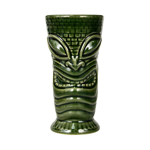 Verre Tiki Île Mystérieuse Vert