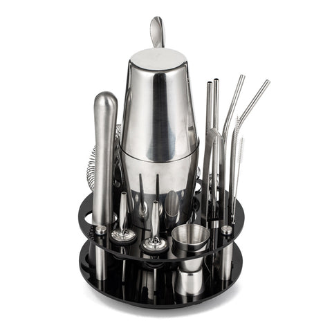 Kit Cocktail Boston avec Support Rotatif