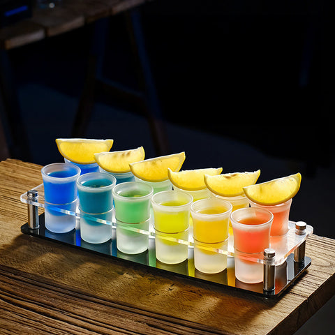 Présentoir de Service et Verres à Shot