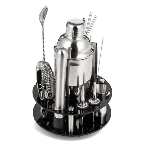 Kit Cocktail Boston avec Support Rotatif