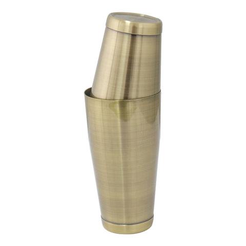 Shaker Professionnel Or Brossé